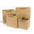 Spot Square Gift Bag Pot Wide Bottom Handbag Thickened Takeaway Baking Packing Bag Paper Bag Customization