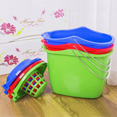 Cleaning Bucket Wholesale Plastic Mop Barrel Daily Necessities Household Cleaning Plastic Mop with Wheels Spin Mop Bucket Mop