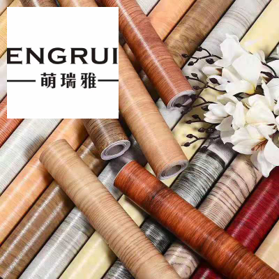 Special Offer Self-Adhesive Wallpaper Wood Grain Sticker Furniture Stickers College Students Dormitory Stickers Refurbished Furniture Stickers