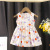 Children's Dress   Shirt Summer New Korean Style Little Girl Princess Dress Cotton Silk Floral Skirt Kids' Skirt 