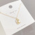 Korean Fashion Five-Pointed Star Moon Necklace for Women Ins Special-Interest Design Clavicle Chain Choker Necklace Jewelry Wholesale