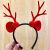 Mori Style Antlers Bow Hair Accessories Christmas Elk Headdress Hair Hoop Trending Creative Sweet Cute Cartoon Headband