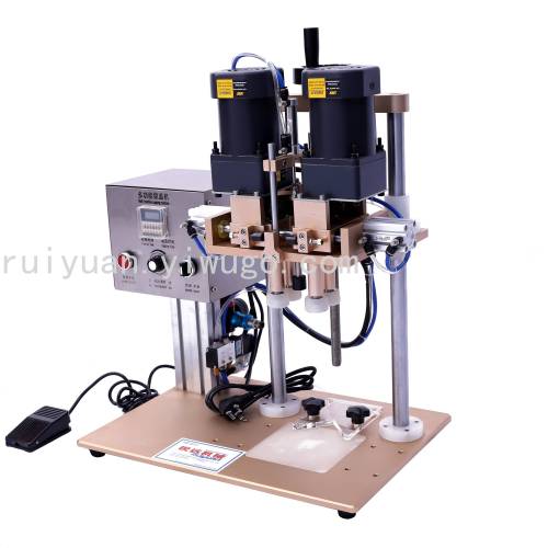 Factory Direct round Cover Pump Head Square Cover Semi-automatic Rub Cover Machine 