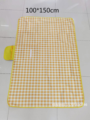 Small Oxford Cloth Picnic Mat Outdoor Mat Beach Mat Oxford Cloth 600D Bottom PVC Waterproof Layer Outdoor Supplies