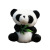 Cute National Treasure Giant Panda Doll Stuffed Toy Pendant Small Mini Panda Doll Schoolbag Keychain Wholesale