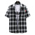 Plaid Shirt Men's Short-Sleeved Summer New Cross-Border Men's Clothing Wholesale Youth Korean Fashion Loose Cotton Shirt