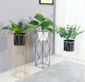 Iron Flower Stand Flower Pot Desktop Decoration Crafts Iron Craft Decorations Desktop Storage