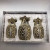 Creative Electroplating Pineapple Decoration Fruit Decorative Ceramic Crafts Gold Decorative Flower Vase Ornaments Vase Ornaments