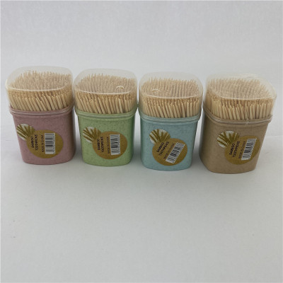 Bamboo Toothpick 400 PCs Canned Bamboo Toothpick Household Disposable