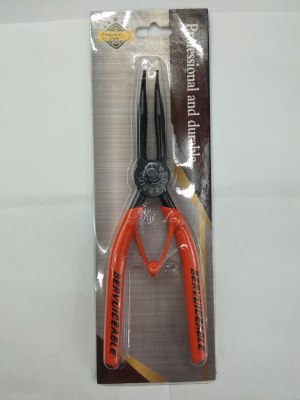 Touch Plastic Handle Circlip Pliers Elbow Outer 7 "Card