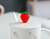 Fresh Strawberry Ceramic Cup Internet Celebrity Live Hot Gift Cup with Cover Spoon Mug Custom Logo