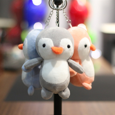 Cute Penguin Plush Toy Doll Small Mini Pendant Children's Gift Schoolbag Keychain Ornaments Wholesale