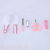 Maternal and Child Supplies Manicure Care Suit Infants Baby Nail Scissors Comb Brush Nail Clippers 6 PCs Wholesale