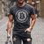 2021 New Summer Short-Sleeved Men's T-shirt Top Men's Short-Sleeved Loose Casual I Men's Printed Black in Stock