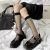 Calf Socks Women's Summer Black Thin Leggings Tube Socks JK White Stockings Yu Fishnet Stockings Stockings for Women