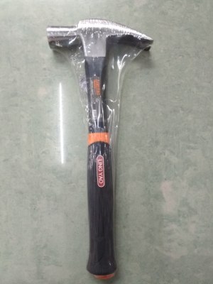 17Oz Straight Top Nail Hammer Three Times Plastic Handle