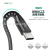 Honestda Fast Charging Cable Suitable for Android Type-C Apple Super Flash Charging 6A Data Cable