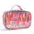 Trendy Women's Bags Shell Interior Cosmetic Bag Printed Letters Cosmetics Toiletry Traveling Storage Bag Portable Handbag