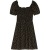 Summer Wear 2021 New French Retro Hollow Slim Slimming Small Puff Sleeve Black Shivering Dress