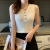 Women's Summer Camisole Undershirt Sweater Slim Fit V-neck Sexy Sleeveless Short Tops Outerwear