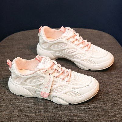 Sneakers Women's Shoes S Trendy Korean Spring/Summer 2021 New Running Shoes Women's Lightweight Soft Sole Casual Sneakers