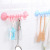 Candy-Colored Seamless Lock-Type Strong Suction Cup 6 Linked Nail-Free Bathroom Towel Rack Cabinet Six-Piece Hook