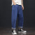 Trendy Brand Large Size Men's Clothing 2020 Summer New Cropped Denim Daddy Pants Loose plus Size Fashion Ankle Banded Pants