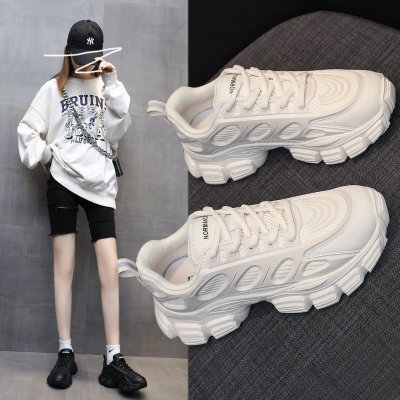 Internet Hot Dad Shoes Women's Korean-Style 2021 Spring/Summer New Shoes Women's Fashion Casual Ins Trendy Platform Sneakers Women