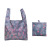 Exclusive for Cross-Border Folding Shopping Bag Portable Environmental Protection Bag Large Waterproof Floral Handbag Customizable Logo Printing