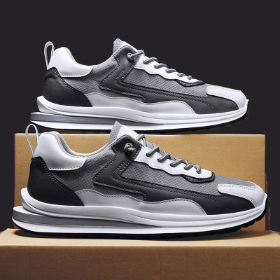 Men's Cortez Gray Mesh Sneakers Breathable Summer New 2021 Height Increasing Non-Slip Casual Men's Shoes Wholesale