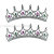 Halloween Prince Combination Crown Prince Headwear Hair Ring King Crown Emperor Crown Headdress Festival Hair Accessorie