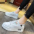 Leather White Shoes Female Korean Platform Sneakers Female 2021 New Casual Shoes Height Increasing Insole Female Platform Shoes