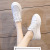 Women's Genuine Leather Shoes Spring/Summer 2021 New Women's Shoes Hidden Heel Platform White Women's Shoes Korean Sports Women's Casual Shoes