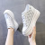 2021 Spring and Summer New Versatile Korean Style Platform White Shoes Student Casual Shoes Height Increasing Insole Leather White Shoes Women