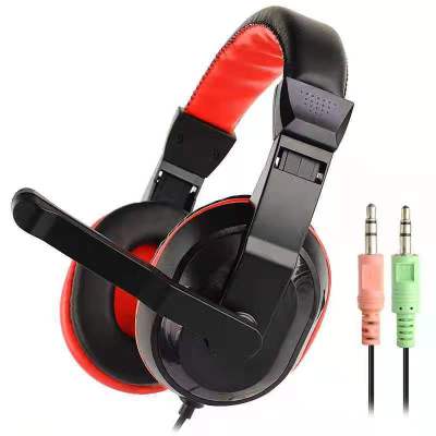 A3 Computer Head-Mounted Headset Notebook Desktop Gaming Electronic Sports Wired Headset with Microphone Mouthpiece