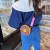 Children's Bag Female Cute Princess Messenger Bag Dinosaur Boy Coin Purse Cartoon Donut Girls' Small Shoulder Bag Tide