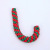 Factory Direct Sales Pet Supplies Molar Cotton String Woven Dog Toy Bite-Resistant Teeth Cleaning Dog Toy Christmas Crutches