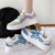 202 Four Seasons New Ins Fashionable Ladies Shoes Breathable Student Thick Bottom Colorful Sports Casual Shoes Fashion Sneakers