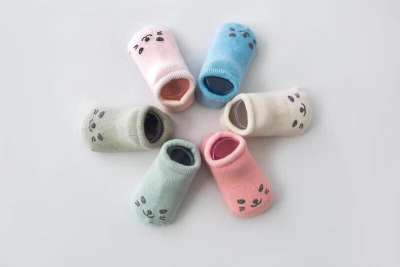 Cotton Pursuing a Dream Summer Baby Floor Socks Thin Dispensing Indoor Non-Slip Sole Baby Toddler Socks