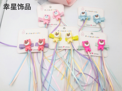 Xingxing Ornament Children's Cartoon Cute Baby Press Clip Hairpin Hairpin Hairware Hanfu Clip Ancient Ornaments