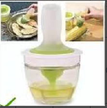 Silicone Brush Oil Bottle Set Kitchen Silicone Brush Bottles Heatproof Grill Brush