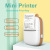 Cross-Border Student Pocket Wrong Mini Printer Picture Bar Code Sticky Notes Bluetooth Portable Thermal Printer