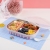 M04-6203 Stainless Steel Plate Children's Insulated Lunch Box with Lid Three Four Five Grid Sealed Office Worker Dinner Plate