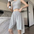 Ice Silk Shorts Women's Summer Thin Loose 2021 New High Waist Figure Flattering Middle Pants Outer Wear Ins Fashion Fifth Pants 630