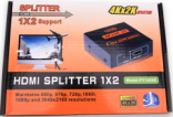 HDMI Distributor 1 Minute 2 4K * 2K Yellow Box HDMI SPLITTER 1x2 4k