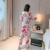 Ice Silk Pajamas Women's Spring Summer Long-Sleeve Satin Chiffon Home Wear Large Size Korean Style Artificial Silk Loose Women's Suit