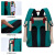 New Multi-Functional Large Capacity Folding Crib Mummy Bag Backpack Portable Baby Diaper Bag Folding Bed Charging Upgrade