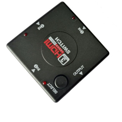 HD HDMI Switcher Three-Input and One-Output 3 in 1 out 3 Cut 1 HDMI Switch Switcher 3 Cut 1