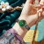 New Wholesale Women's Watch Fashion Luxury Disc Small Green Watch Student Minimalist Waterproof Luminous Women's Watch