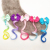 Cross-Border Supply New Children's Bow Cartoon Pony Unicorn Gradient Color Curly Wig Hair Accessories Barrettes